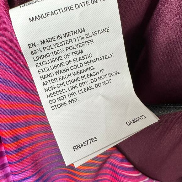 Nike Shift Layered Crossback One Piece Swimsuit Size XXL - Picture 5 of 9